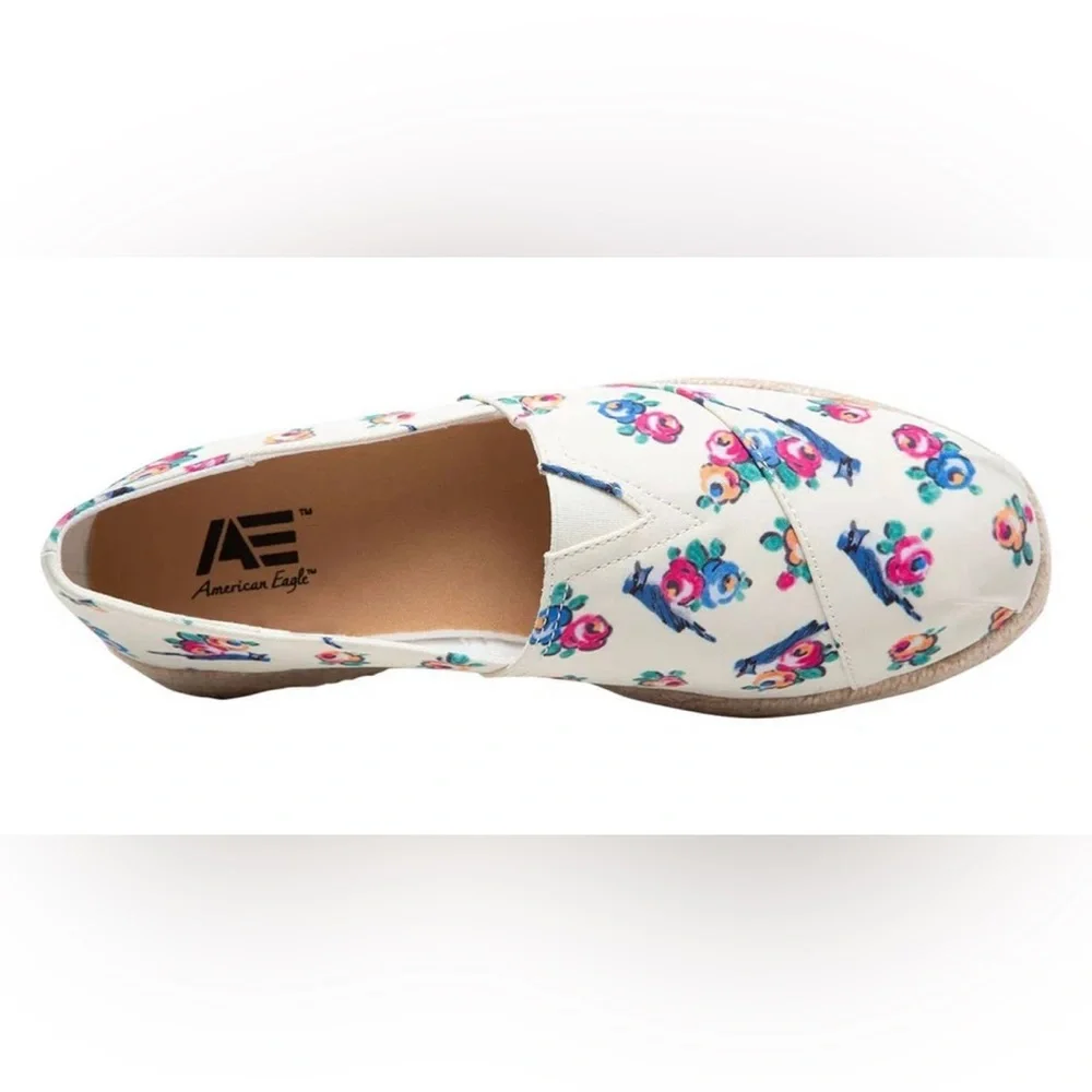NWOB American Eagle By Payless Dixie Wedge Slip-On Espadrilles - Picture 7 of 7